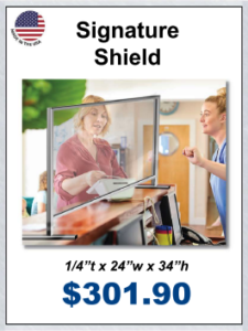 cashier shields